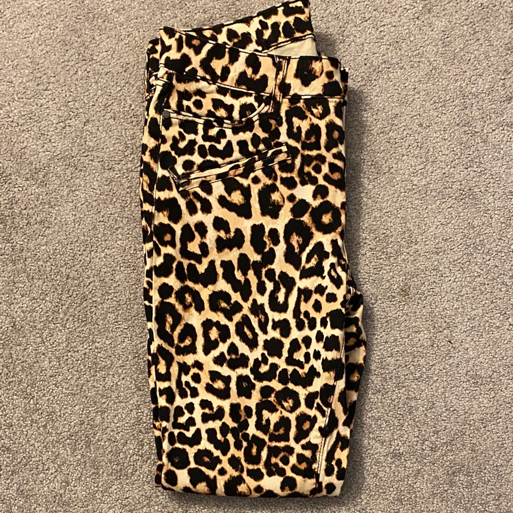 a.n.a Leopard Print Jeggings